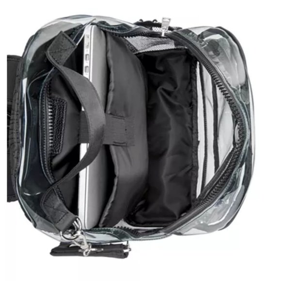 NWT Steve Madden Amelia Clear Backpack + Id Case - Picture 3 of 4